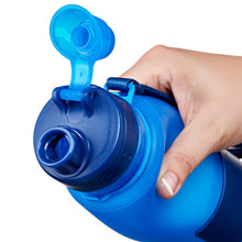 Load image into Gallery viewer, Nomader Collapsible Water Bottle (Blue)