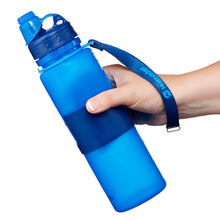Load image into Gallery viewer, Nomader Collapsible Water Bottle (Blue)