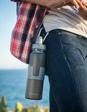 Load image into Gallery viewer, Nomader Collapsible Water Bottle (Cool Gray)