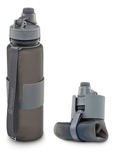 Load image into Gallery viewer, Nomader Collapsible Water Bottle (Cool Gray)