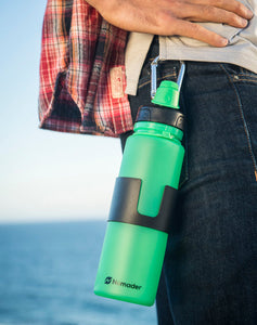 Nomader Collapsible Water Bottle (Green)