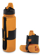 Load image into Gallery viewer, Nomader Collapsible Water Bottle (Orange)