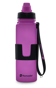 Nomader Collapsible Water Bottle (Purple)